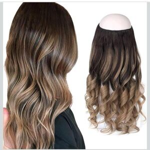 20" Sassina Halo Hair Extensions l 100% Remy Human Hair Real